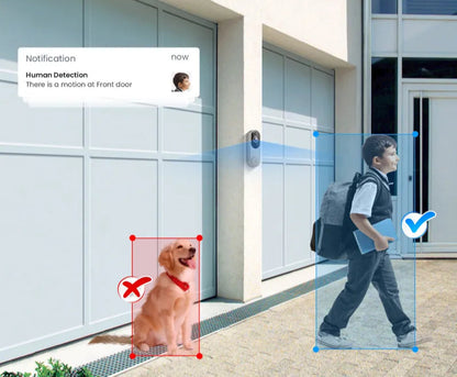 Smart AI WiFi Video Doorbell with Two-Way Intercom & Night Vision